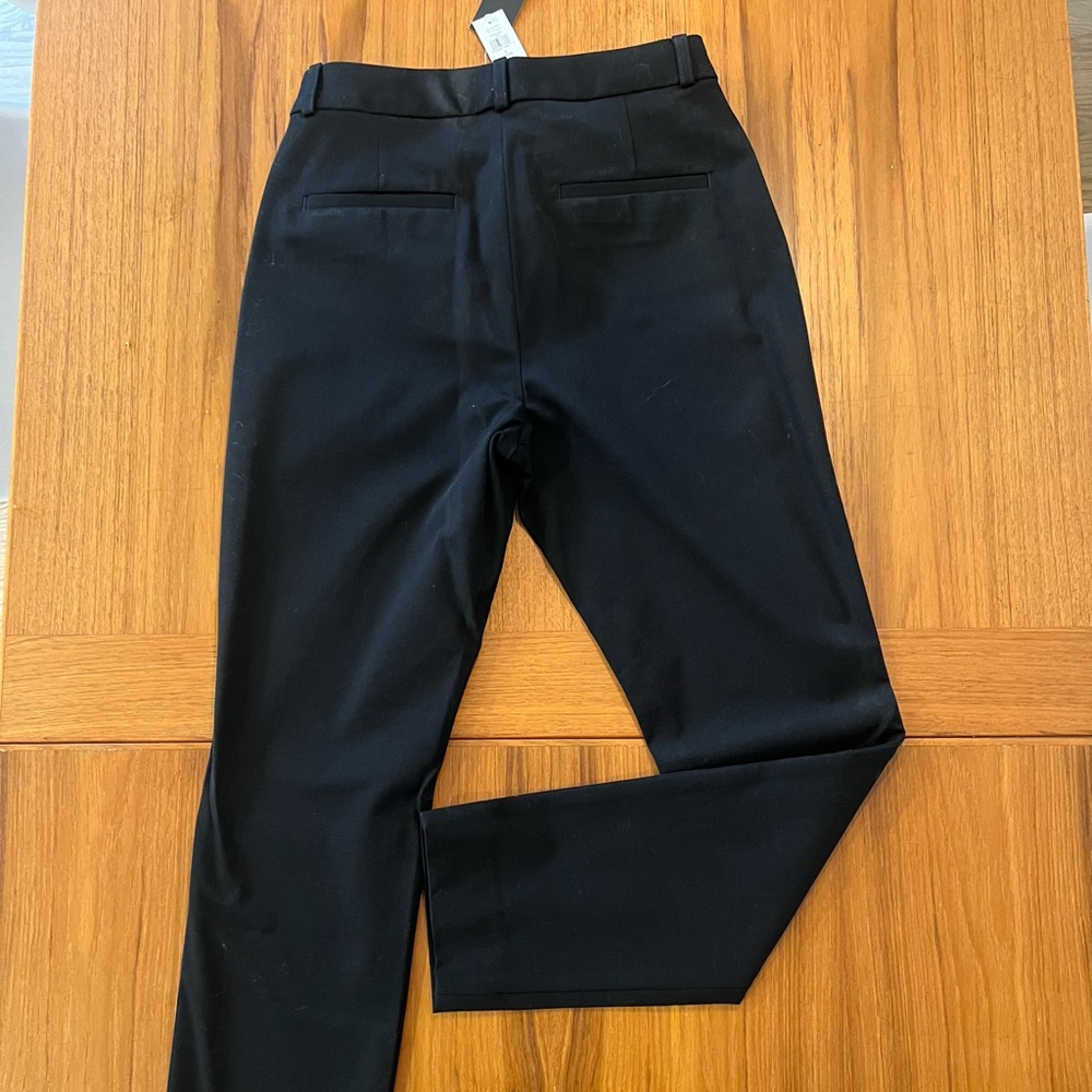 Banana Republic NWT stretch black straight leg pants